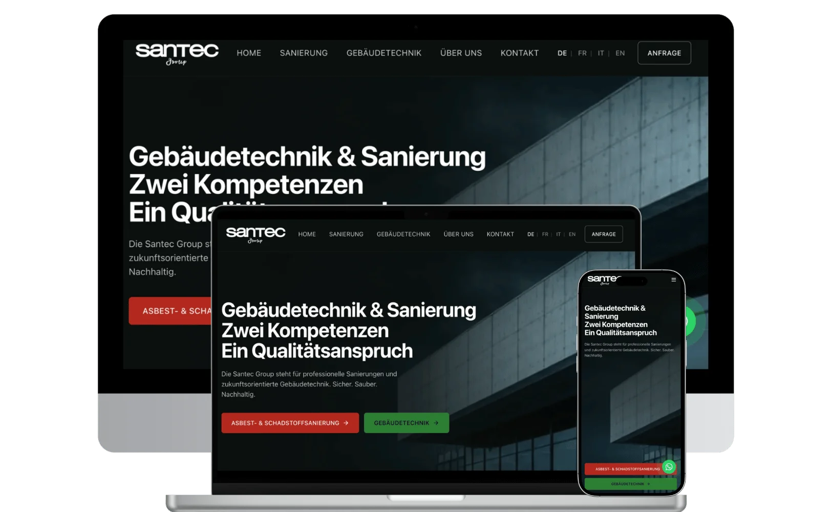Realizacja Andrzej Mich – Santec Group – Rénovation & Technique du Bâtiment